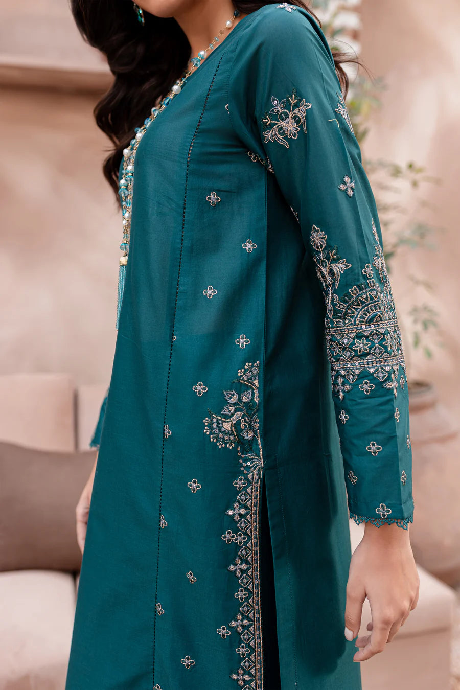 Best Selling - Alba 2Pc Embroidered Suit