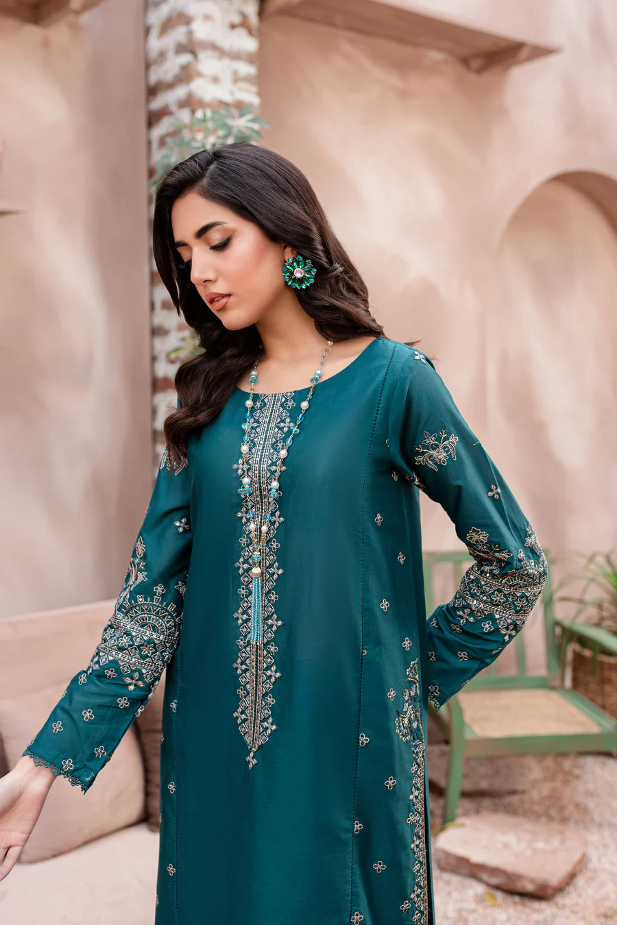 Best Selling - Alba 2Pc Embroidered Suit