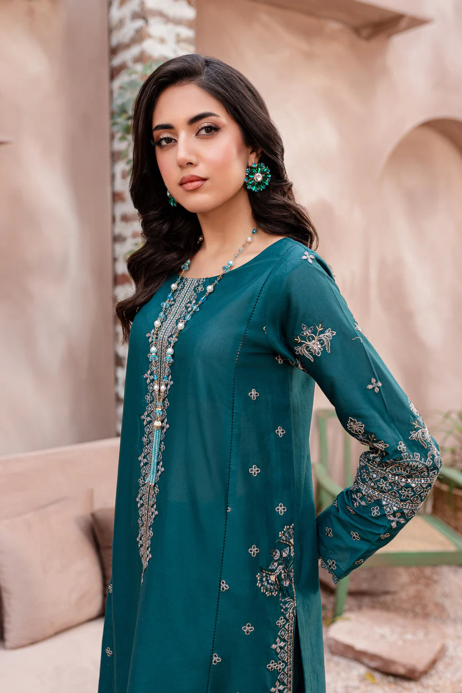 Best Selling - Alba 2Pc Embroidered Suit