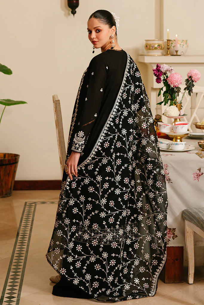 Best Selling - Noir Ornate 3Pc Embroidered Suit