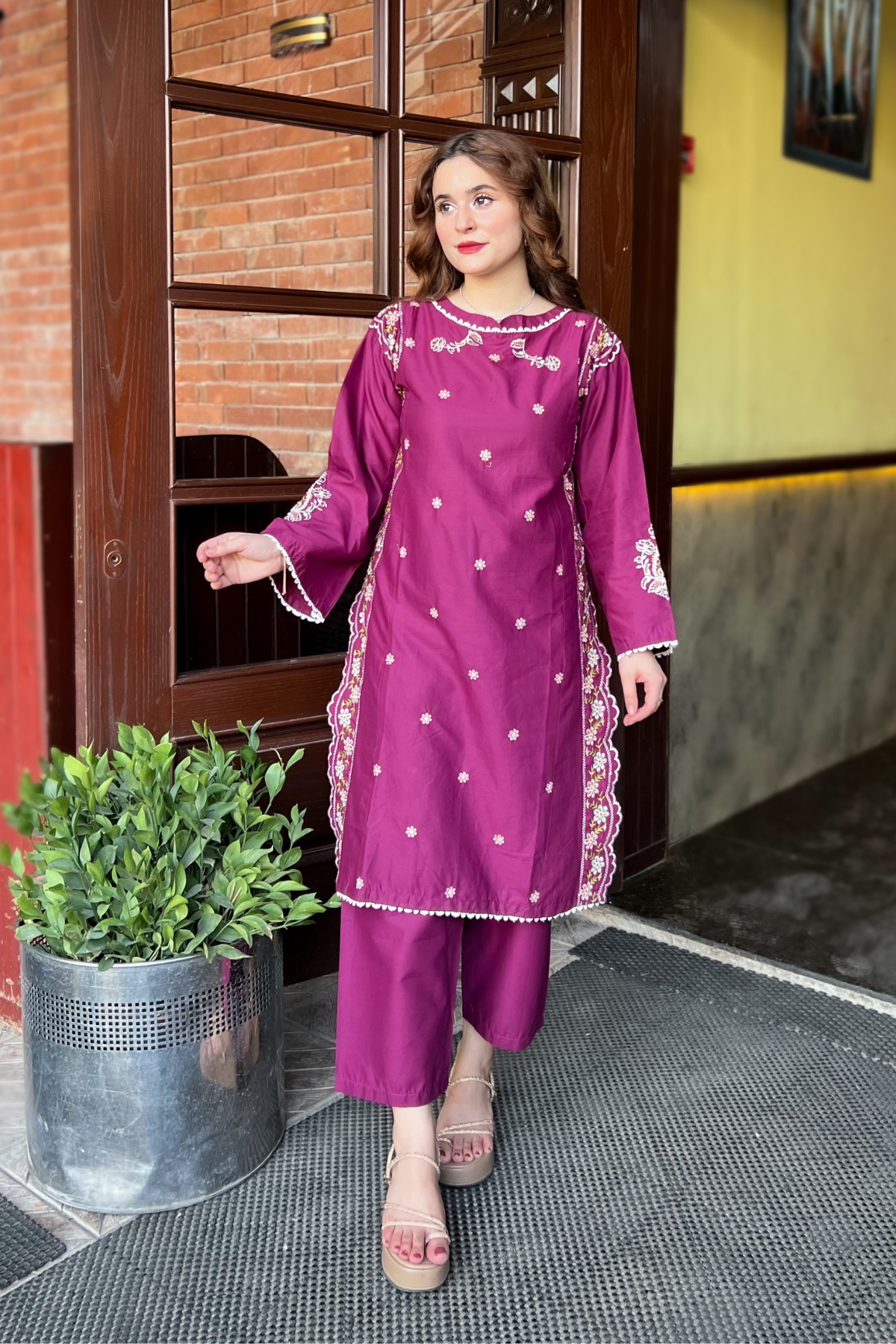 Best Selling - Red Seed 2Pc Embroidered Dress