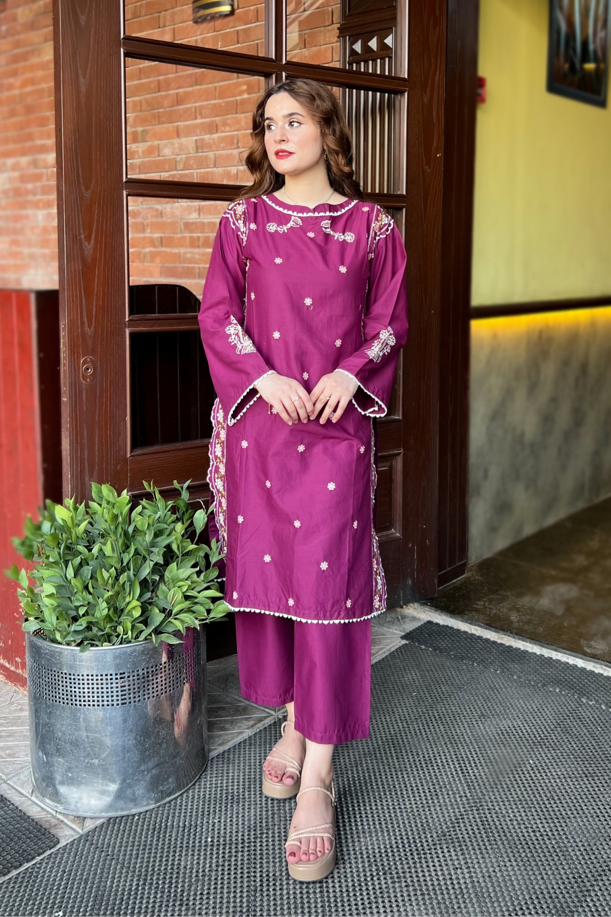 Best Selling - Red Seed 2Pc Embroidered Dress