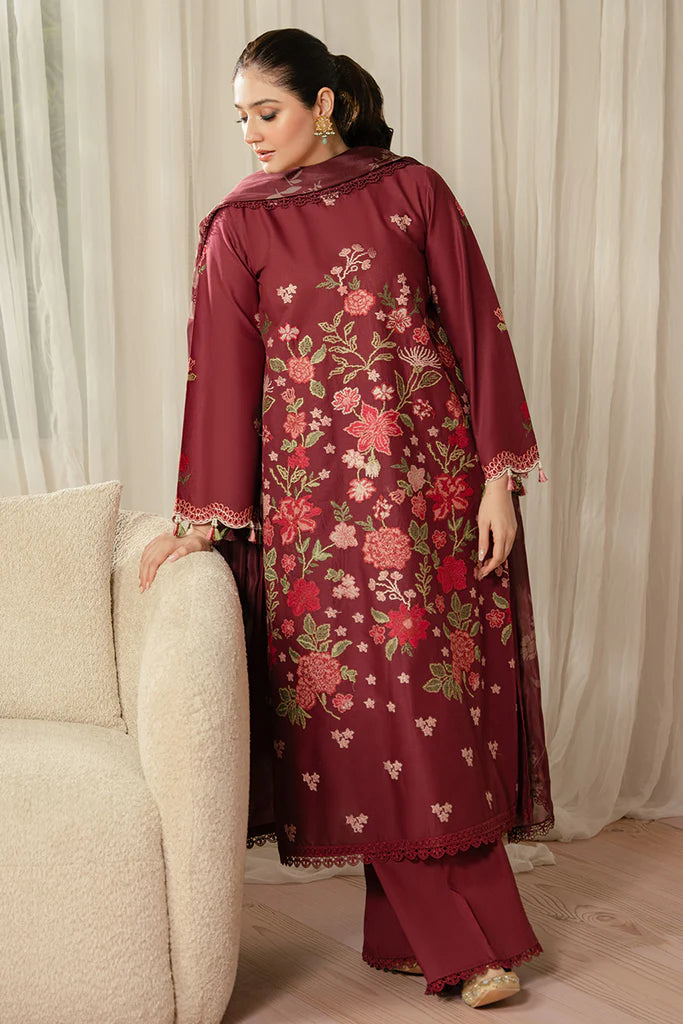 Best Selling - Ruby Maze 3Pc Embroidered Suit