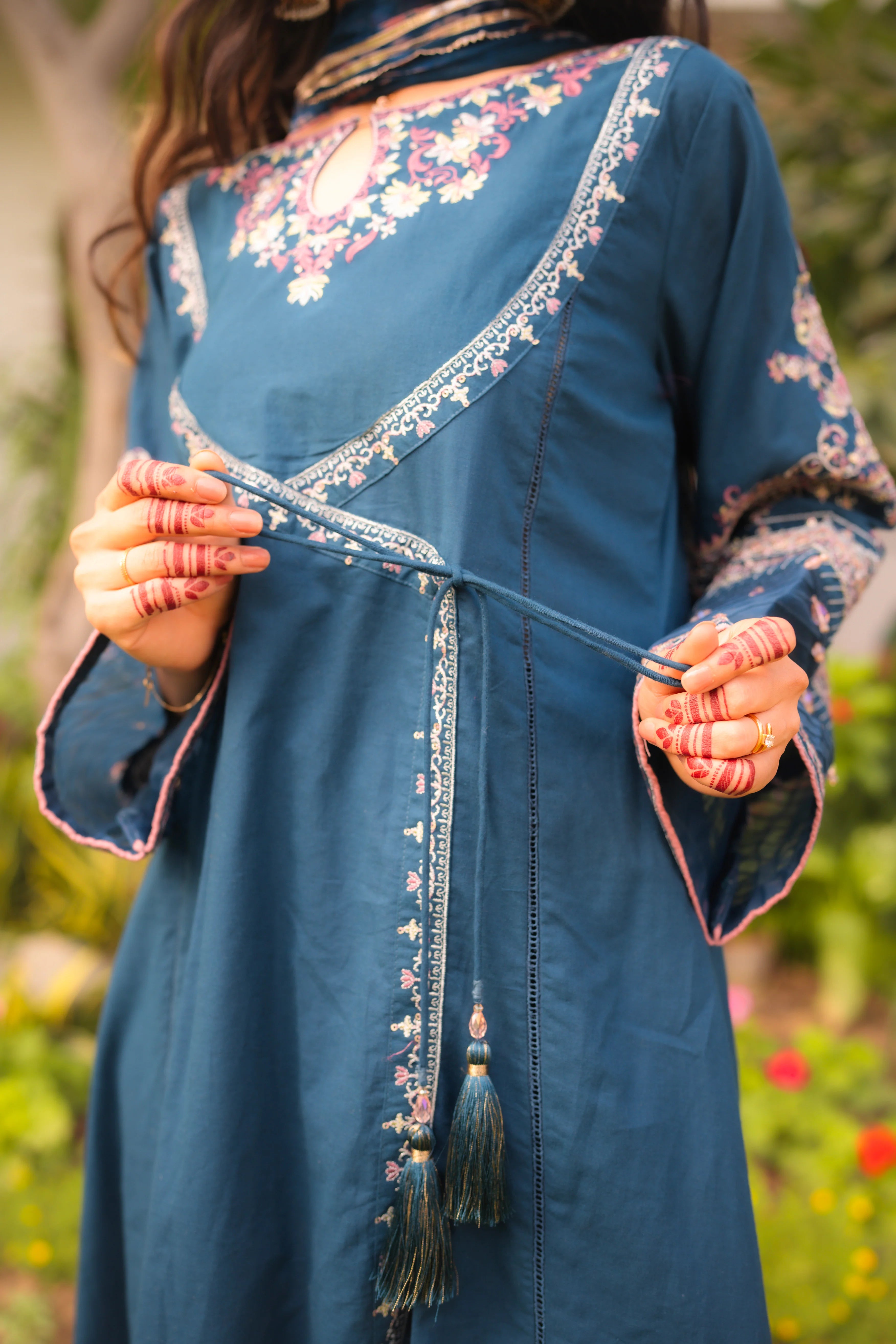 Best Selling -Warsha  3Pc Embroidered Suit